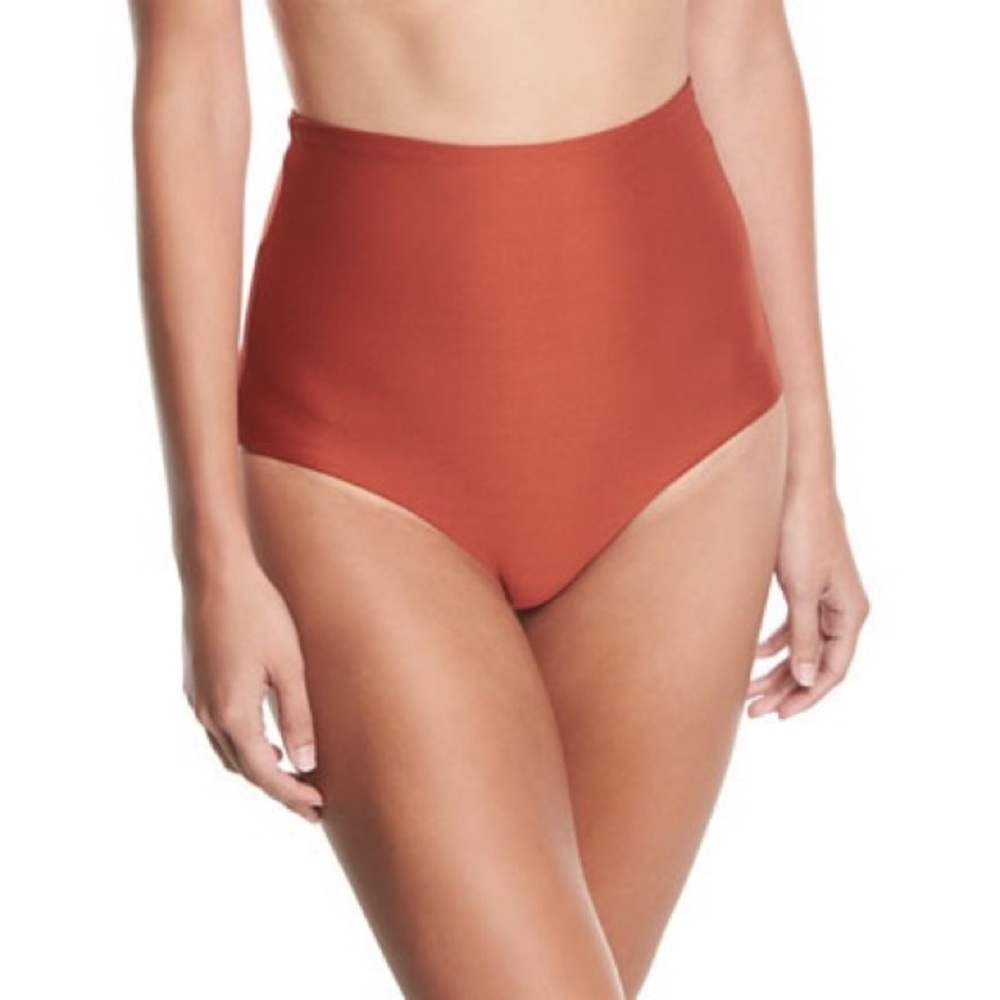 Mara Hoffman Lydia Bikini Bottom In Rust - image 1